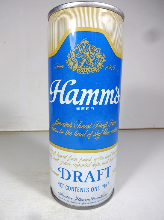 Hamm's Draft - Hamm - enamel - crimped - 16oz